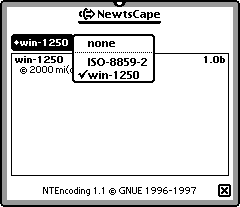 NC encoding preference
